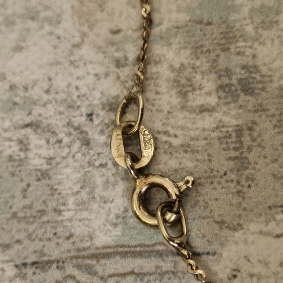 Vintage Petite 925 Silver Chain Necklace Handcrafted in Italy - Picture 5 of 13